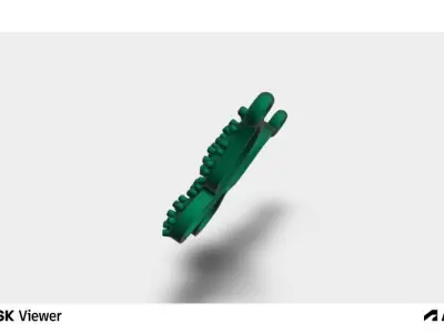 Woman Butterfly Pendant 3D print model