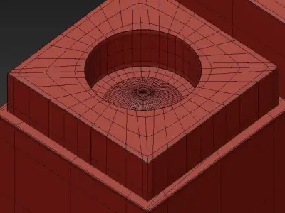 Tech Lighting Voto Square Wall Light LED 3D model