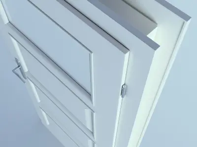 White Door 9 3D model