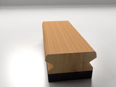 Chalkboard Eraser 3D model