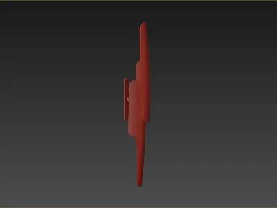 Porta Romana Neolith Wall Light 3D model