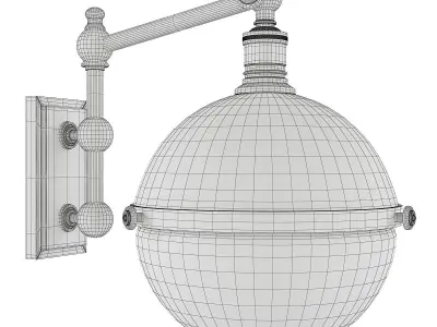 Hudson Valley Stanley Wall Sconce Low-poly 3D model