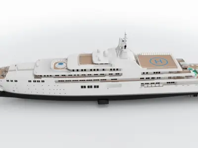 Dubai Superyacht 3D model