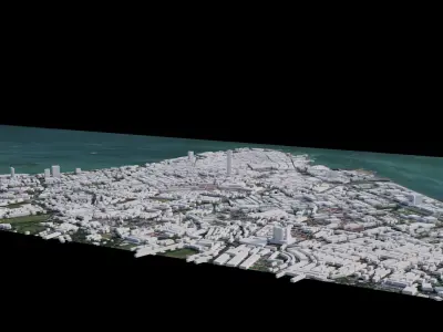 George Town Of Penang - Malaysia 3D model