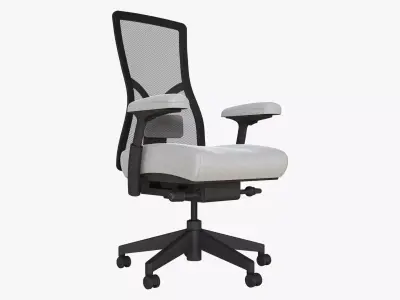 High Back Ergonomic Office Chair 3D model