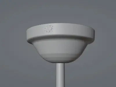 Gail Wave Ceiling Fan 3D model