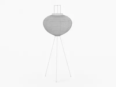 Floor Lamp Vitra Akari 10A 3D model