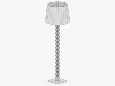 1434 - Floor Lamp Low-poly 3D model