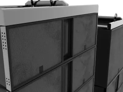 Line Array Sound Systems 3D model