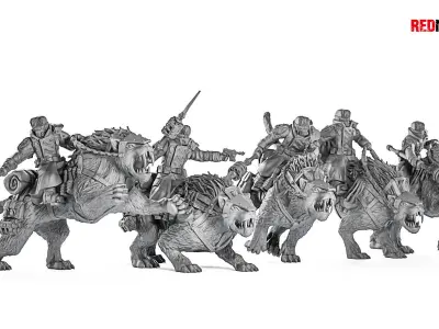 Ice Warriors - Riders of the Imperial Force 3D print model