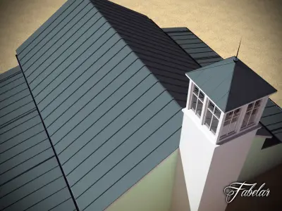 Building 06 Low-poly 3D model