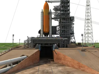 NASA Launch Complex 39B 3D model