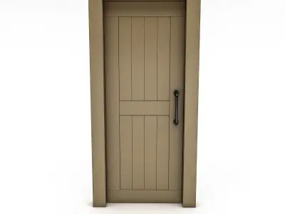 3D model modern bohemian door 05 Low-poly 3D model