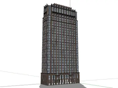 vacation spot-Resort-Fashion Leisure Hotel-0228 3D model