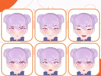 VRM CELL SHADED TECH SPORTSWEAR SCIFI OUTFIT COSTUME SEXY 3D model