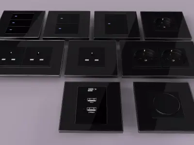 Switches and Sockets 3D model