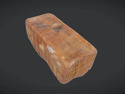 Brick 4 Low-poly 3D model