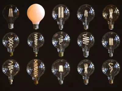Light Bulb Pack 3D model
