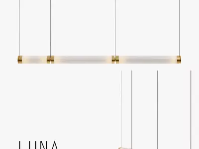 LUNA chandelier 3D model