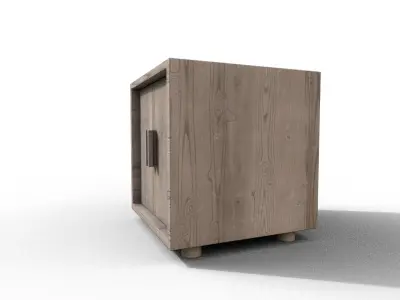 Modern Furniture 3D Model Low-poly 3D model buy