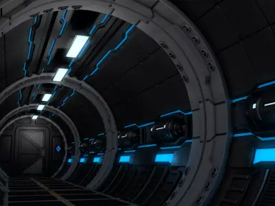 Sci Fi Corridor 3D model