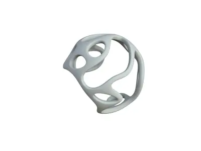 SciFi Cube Object No 39136 Low Poly Shape Texture