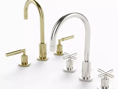 Dornbracht Tara Three-hole Bathroom Faucet 3D model