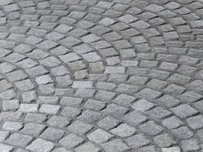 Mrf Pavement Set20 Low-poly 3D model