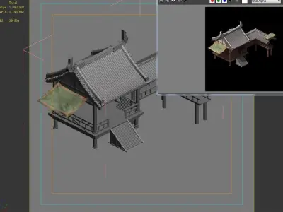 Game City - Building - Armor Corridor 2701 3D model
