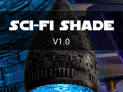 Sci-Fi Lamp Shade 3D print model