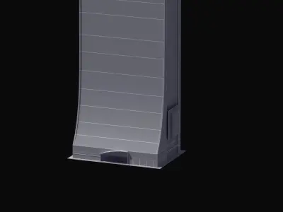 Skyscraper Building Low-poly 3D model