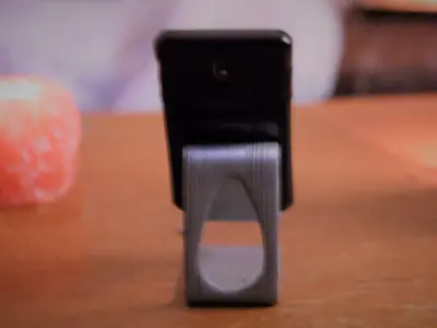 Curvy Phone Stand 3D print model