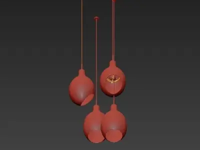 YBFQ LED Elegante pentant 3D model