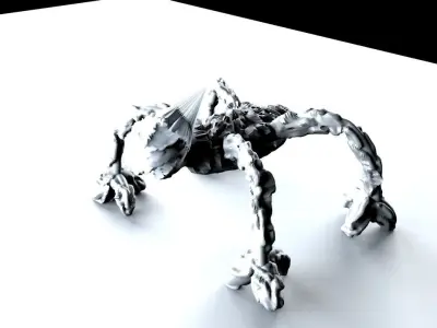 stranger things 3 mind flayer 3D model