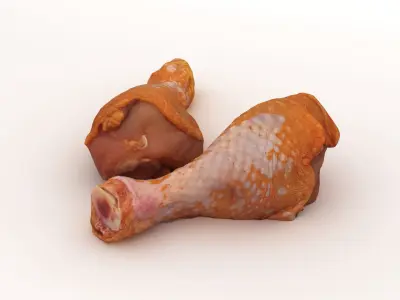 Chicken Drumsticks 3D model