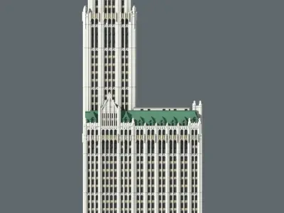 Woolworth Building 3D print model