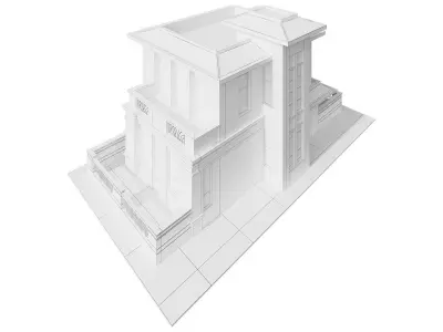 Villa Block 02 3D model
