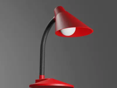 Desk lamp 3D model 15