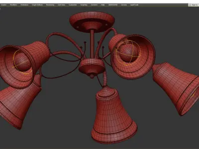 Arte Lamp BLOSSOM Low-poly 3D model