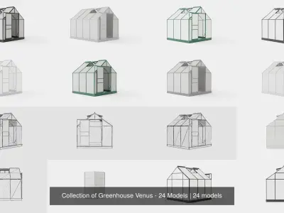 Collection of Greenhouse Venus - 24 Models 3D Model Pack