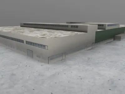 EDDH Storage 4 Low-poly 3D model