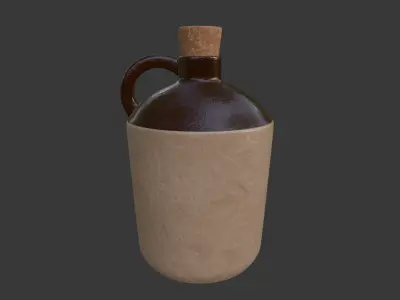 Clay Jug 3D model buy