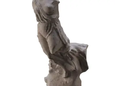 Winged Victory of Samothrace sculpture 3D model