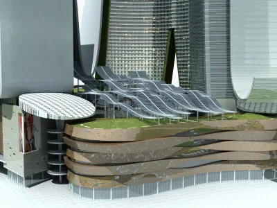 Cityscape 14 3D model