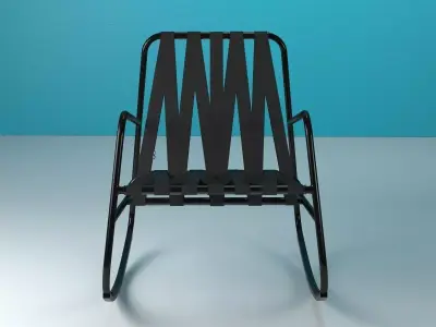 Dozequinze Rocking Chair 3D model