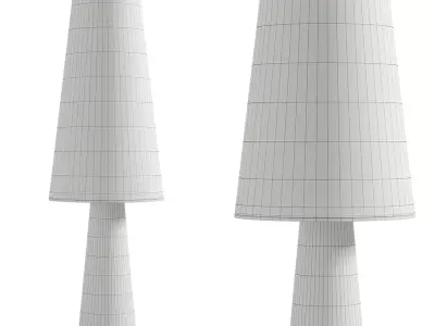 Floor lamp HKLiving Retro Cone XL 3D model