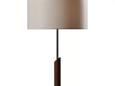 Cornelius Wood Table Lamp 3D model
