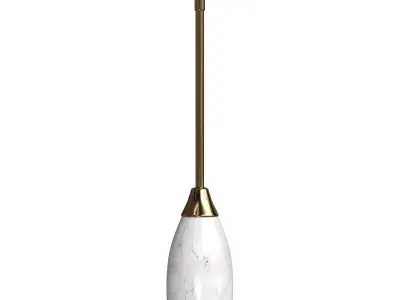 Arafaat 1 - Light Single Teardrop Pendant 3D model