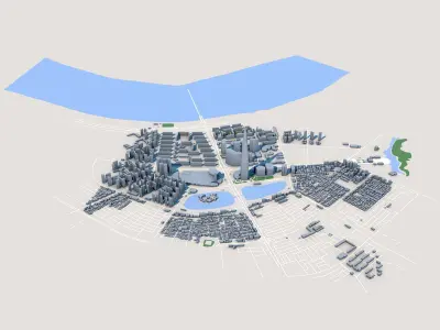 Lotte World Tower Parc1 Tower Seoul Korea 3D model