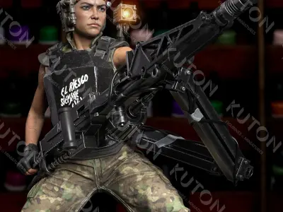 Private Vasquez 3D print model